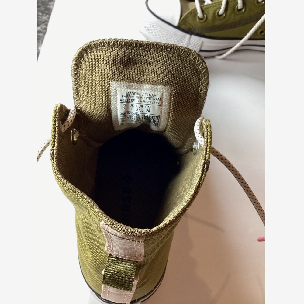 Converse Olive Green High Top Sneakers - Picture 11 of 16